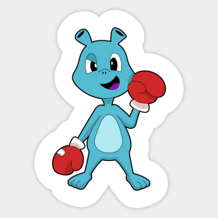 Alien Boxer Boxing gloves Sticker